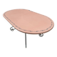 Oval table in enamelled lava from volvic