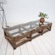 Grande table basse primitive, années 1900
