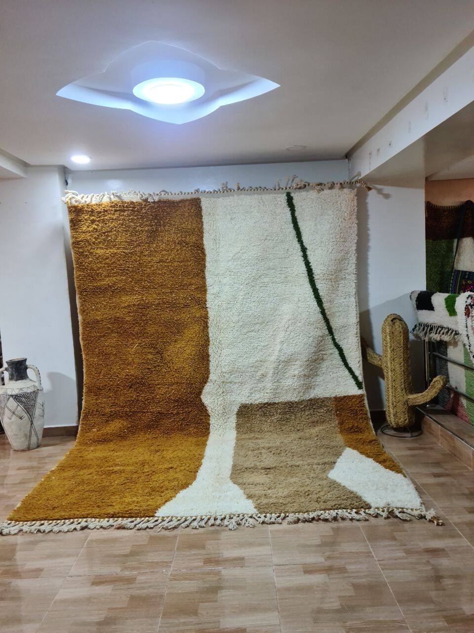 Tapis Berbère 300x200 cm - Tons Terre et Design Épuré