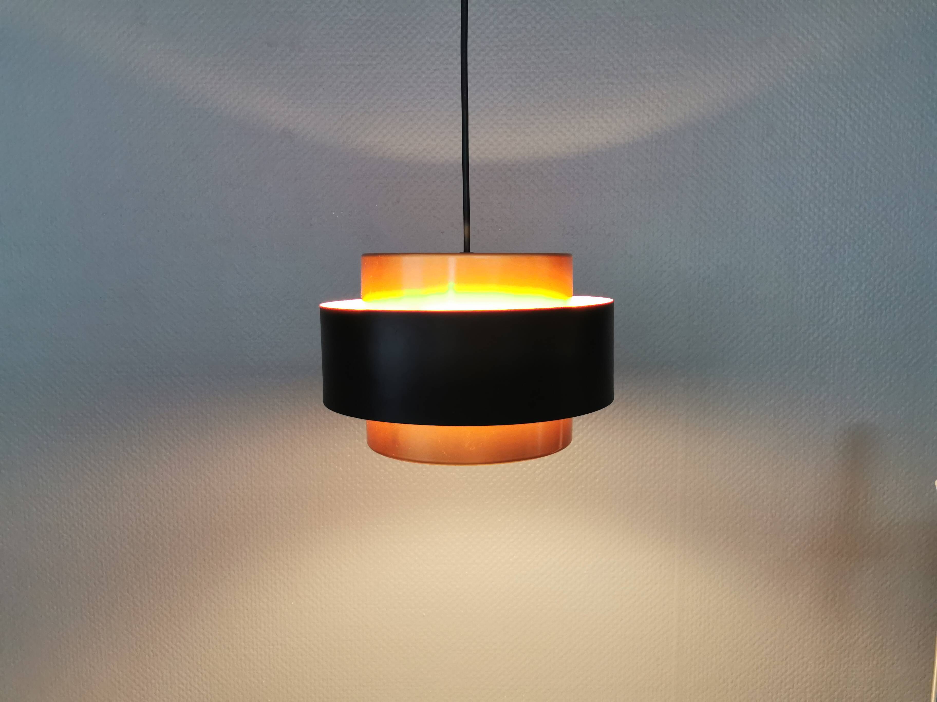 Juno hanging lamp by Jo Hammerborg, for Fog&Mørup Denmark 1966.