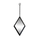 Miroir brutaliste losange en fer