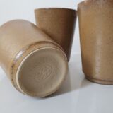 4 tasses à café grès Digoin