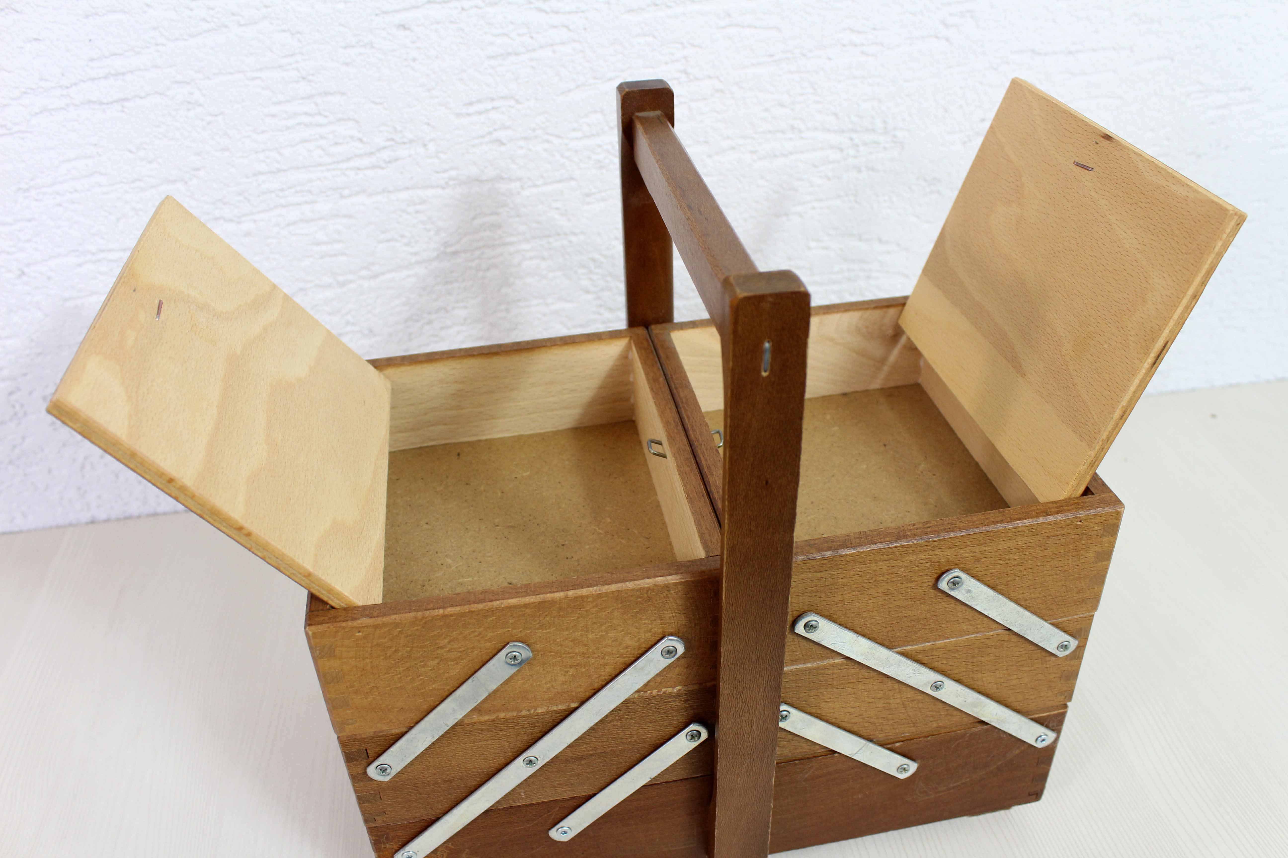 Vintage table sewing box