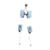 Scandinavian suspension with its two wall light