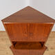 Mid-Century Corner Teak Cabinet, Denmark, 1960s