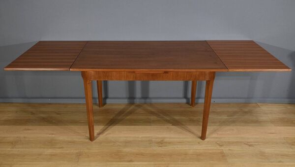 Table à rallonges Scandinave en Teck – 1960
