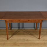 Table à rallonges Scandinave en Teck – 1960