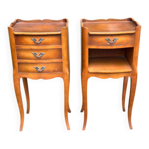 2 tables de chevet style
