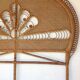 Vintage rattan bed head