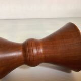 Wooden diabolo candle holder