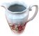 1900s Large model jug White porcelain with floral decoration