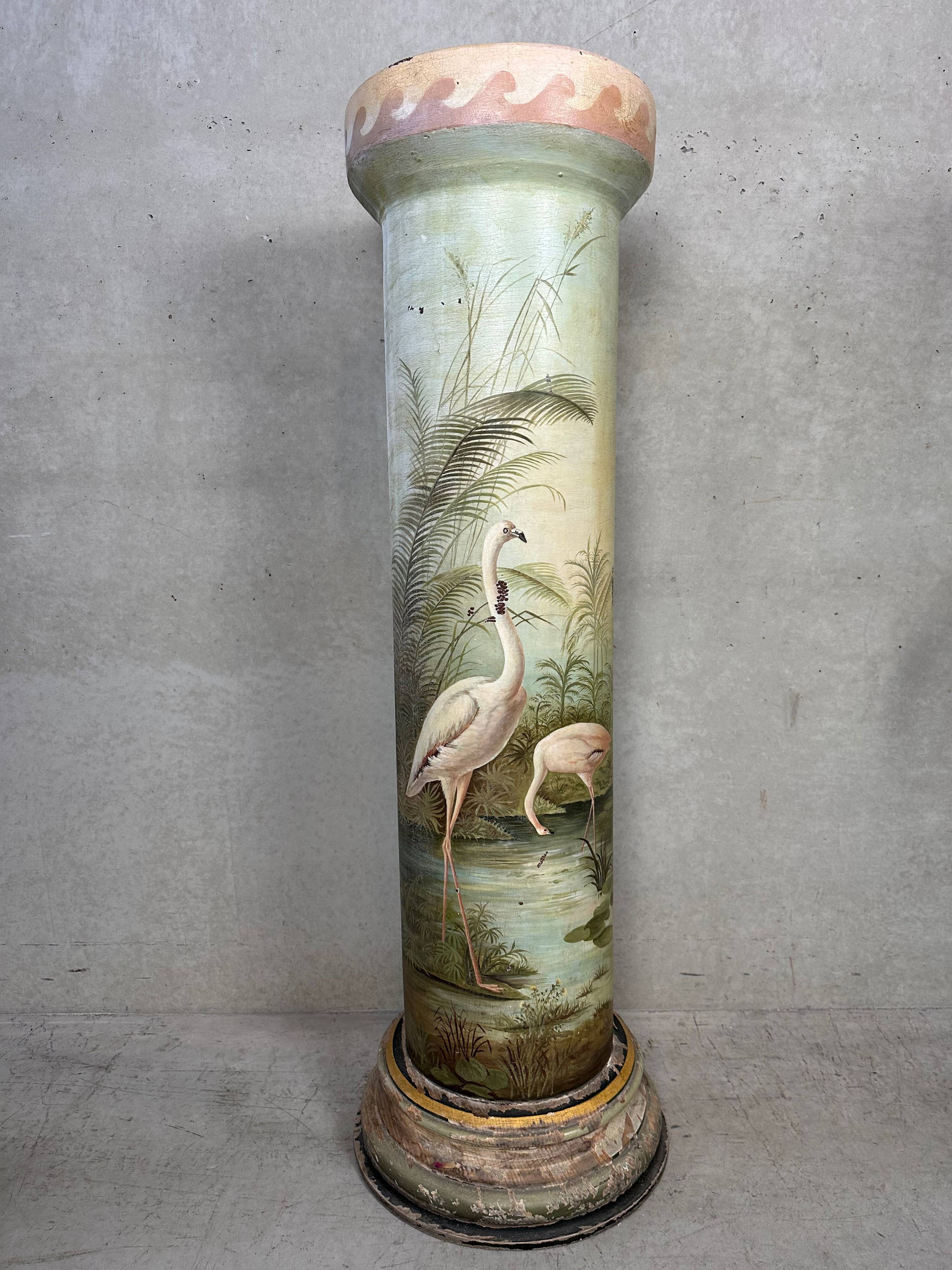 Antique French column – stoneware