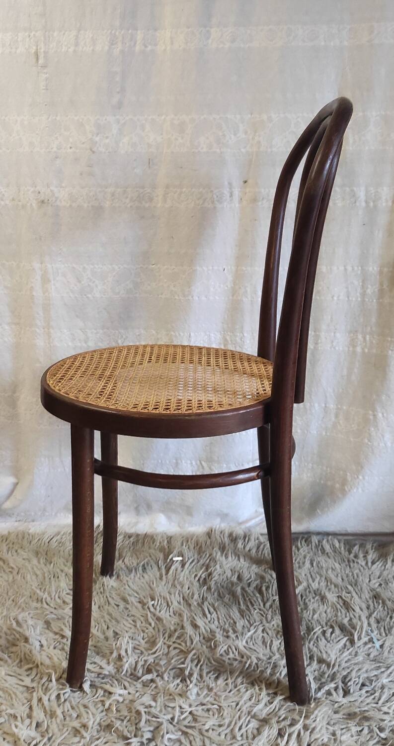 Bentwood and cane chair - mid 20th century