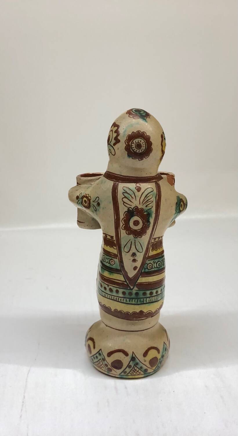 Handcrafted anthropomorphic candlestick