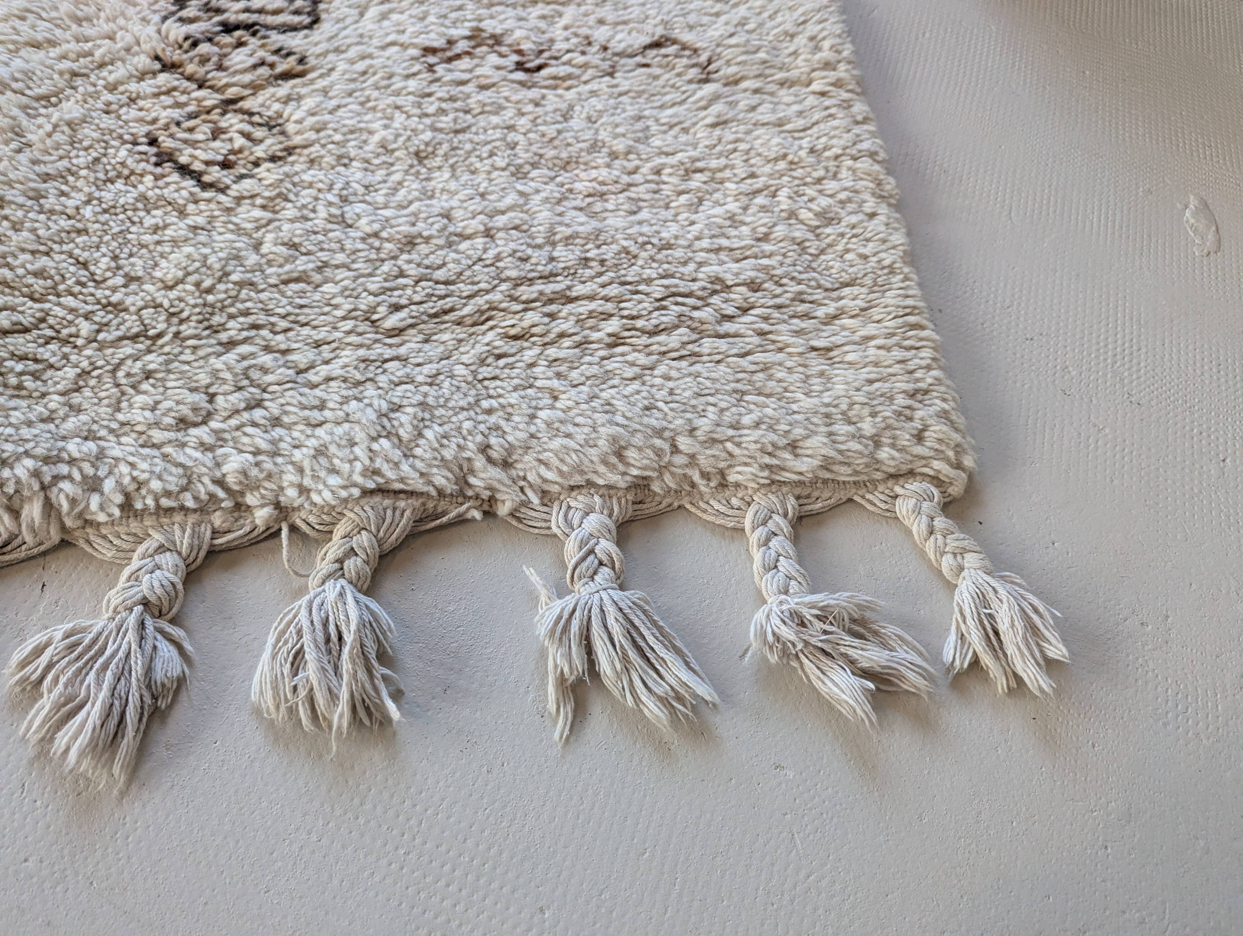 Tapis marocain vintage en laine