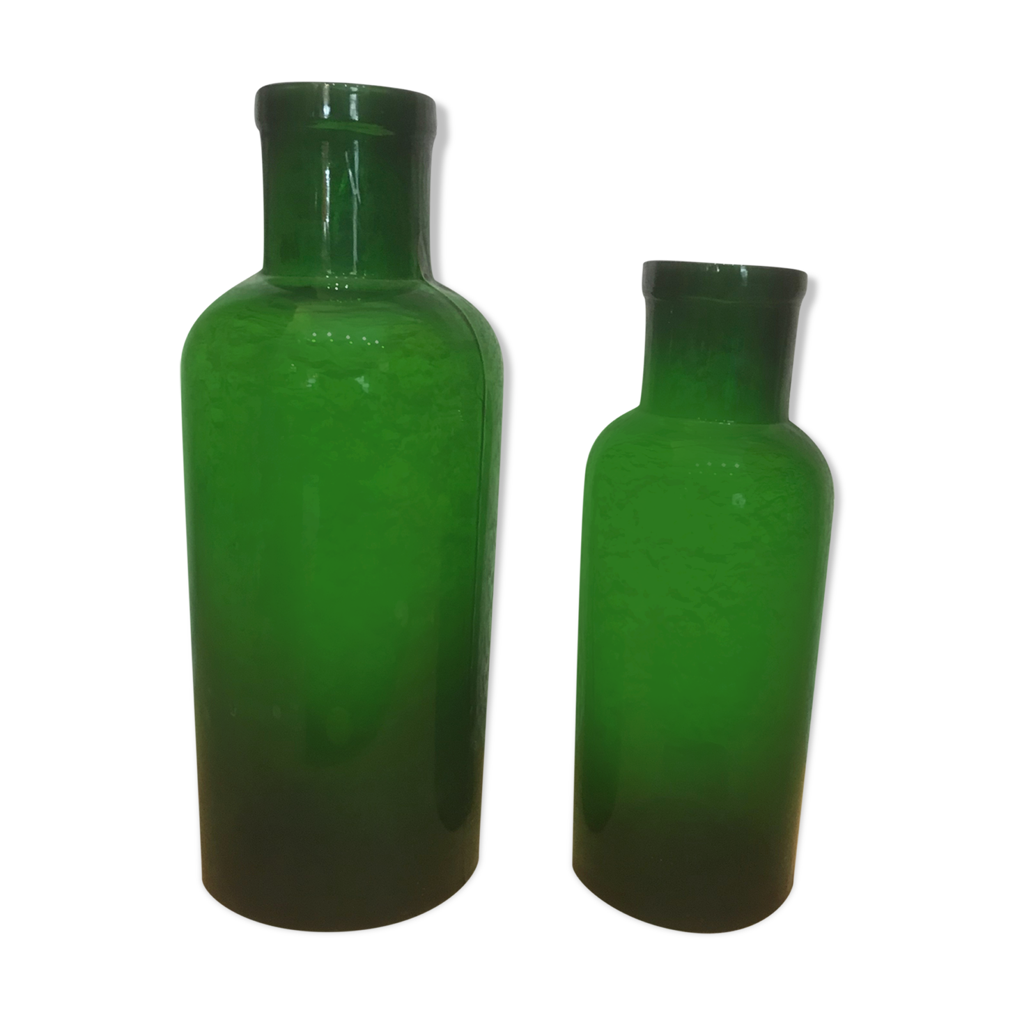 Vintage glass bottles 1960