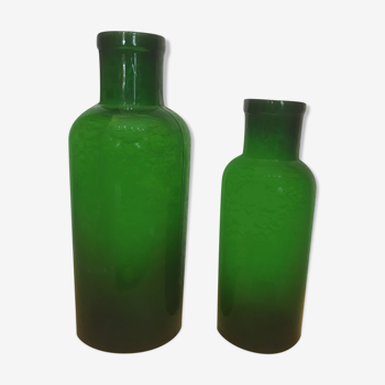 Vintage glass bottles 1960