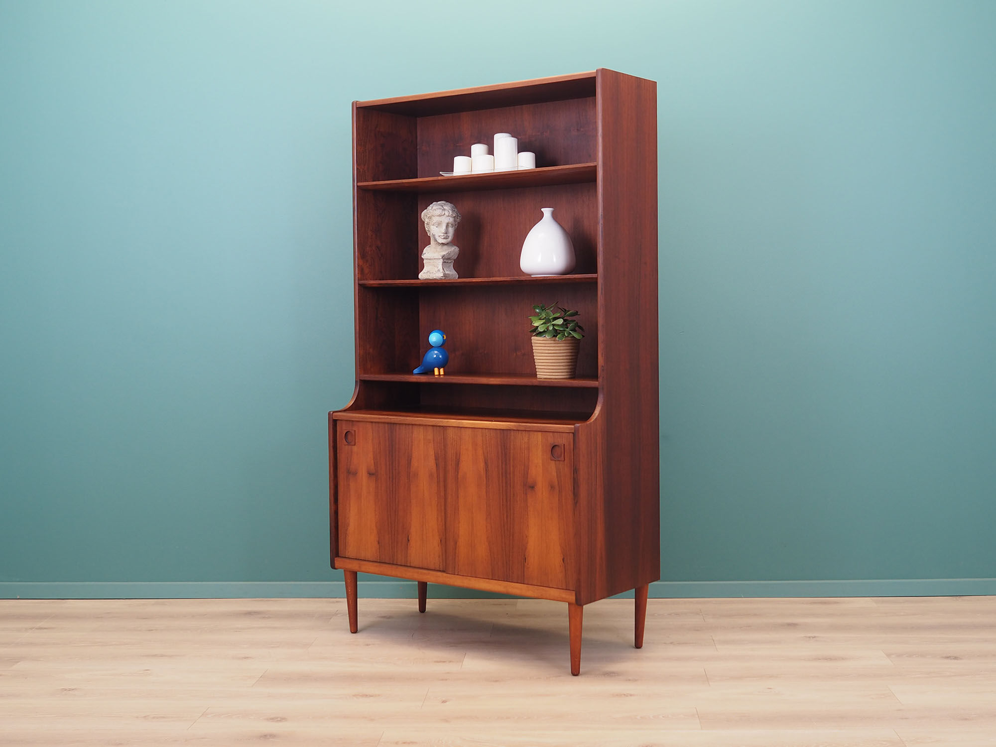 Bibliothèque en palissandre, design danois, années 1960, fabriquée par Farsø Møbelfabrik