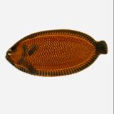Plat poisson marron Selency x Monoprix Croisé Laroche
