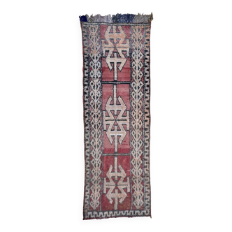 Tapis Marocain Boujad coloré - 119 x 397 cm
