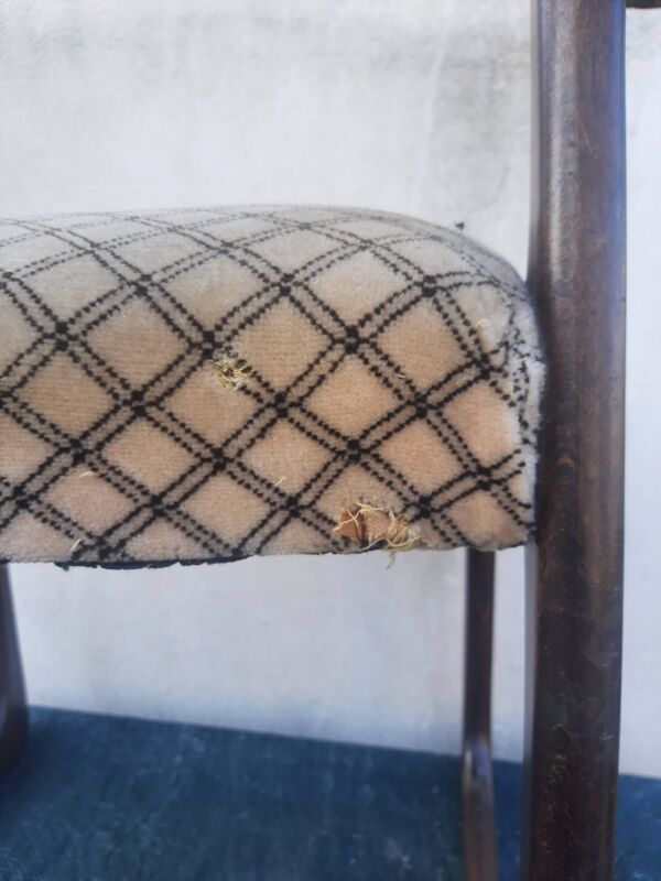 lot 6 chaises Baumann traineau