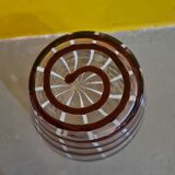 Glass vase late 1900s