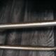 Set of 4 chrome steel rocking chairs, vintage modern 80s design.