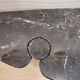 Console EROS, black Marquina marble, Angelo Mangiarotti for Skipper, 1970
