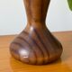 Pied de lampe de table en bois en teck & palissandre