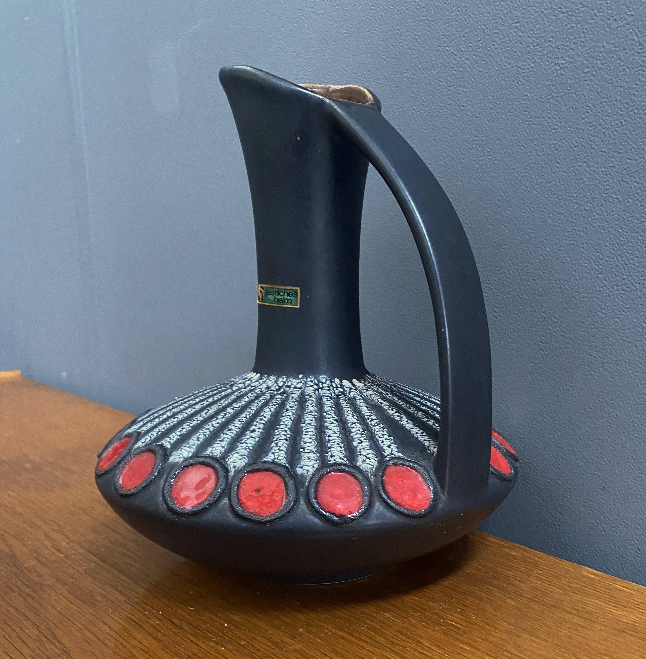 UFO shape Schlossberg west Germany vase