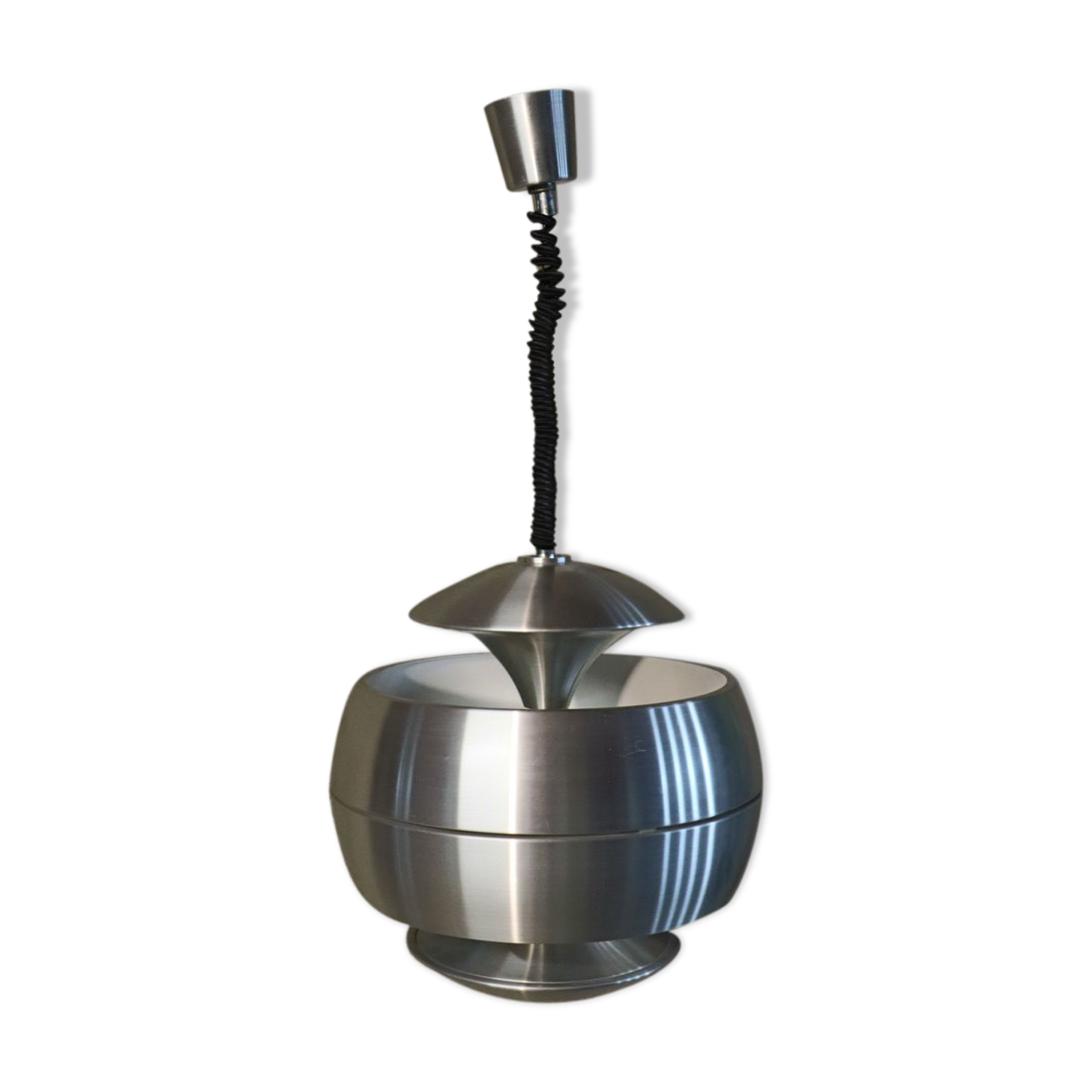 Aluminium "Space Age" hanging lamp 1970