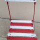 Pair of folding garden bistro chairs, 1900s, vintage