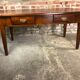Dark walnut farmhouse table 1900s