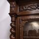 Narrow Oak Display Cabinet, Louis XIII style – Late 19th century