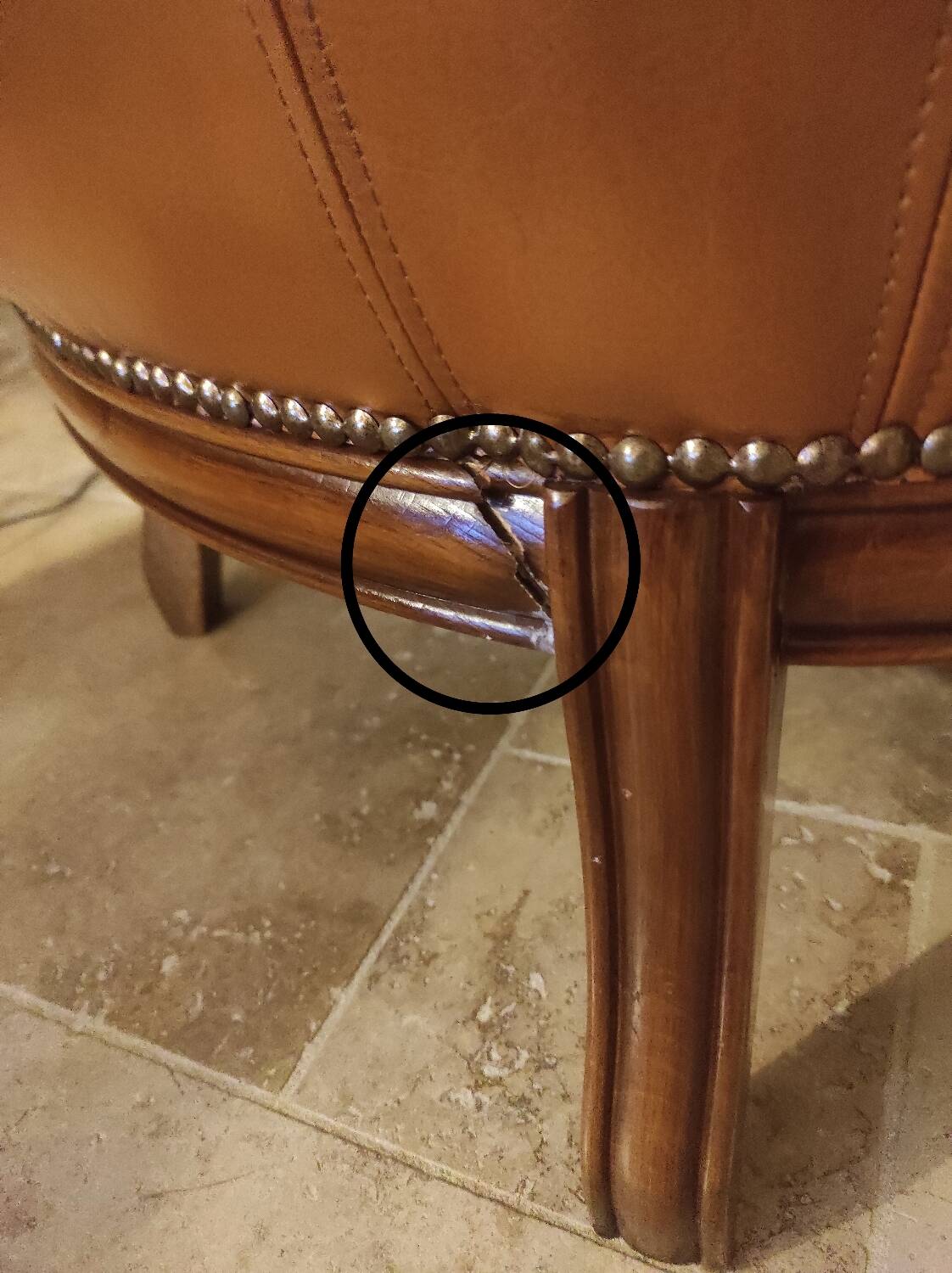 Pair of baroque armchairs