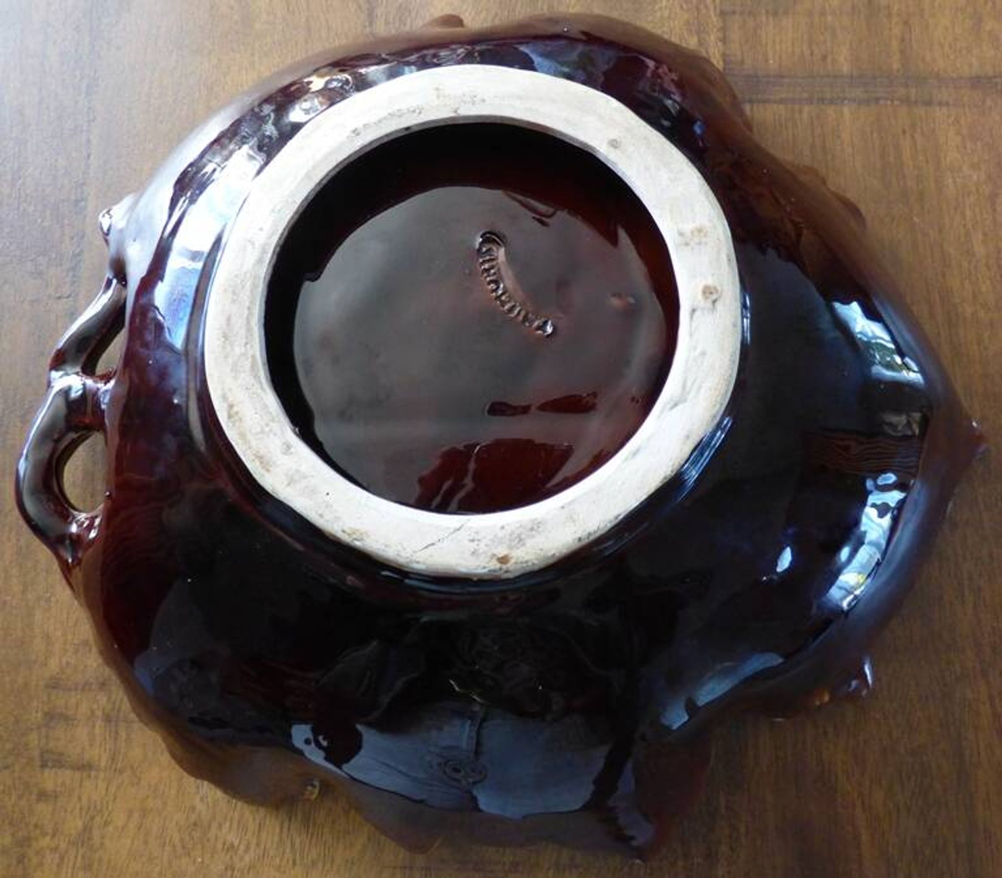 Coupe à fruits en forme de feuille de marque valauris