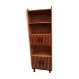 Bibliothèque en bois 2 teintes, 1960