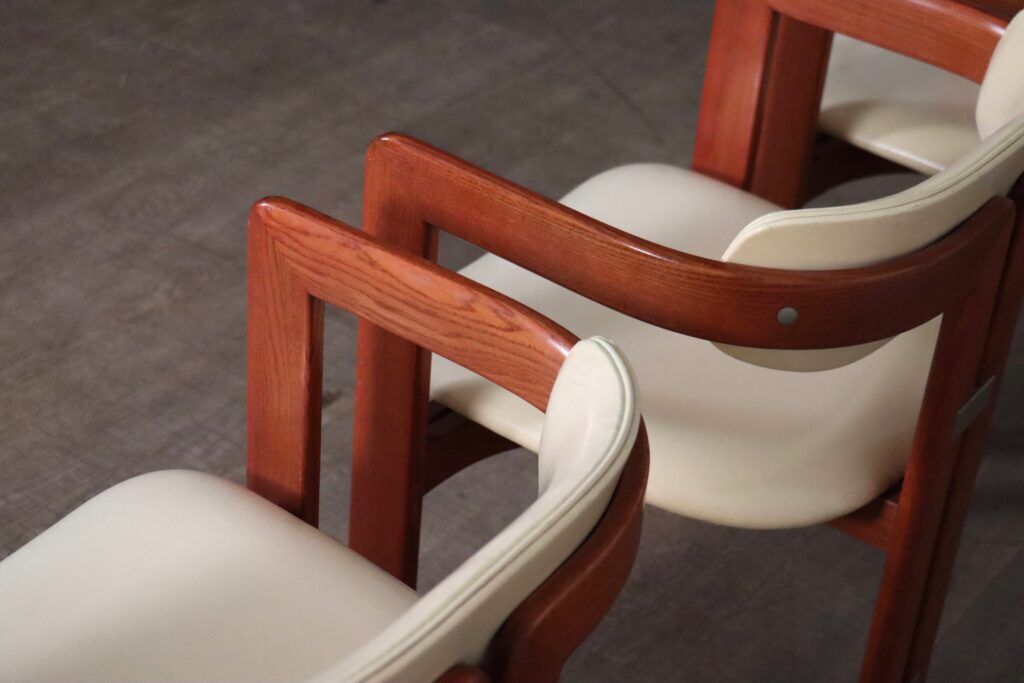Ensemble de 6 chaises Augusto Savini Pamplona pour Pozzi, Italie 1965