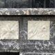Louis XVI Style Fireplace In Marble Grey Saint Anne And White De Carrara