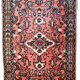 Vintage oriental handmade carpet 59cm x 93cm 1970s, 1c617