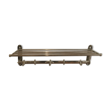 20s chrome wall coat rack