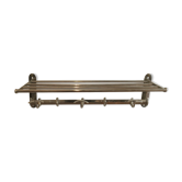 20s chrome wall coat rack