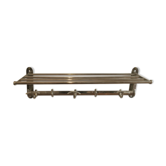 20s chrome wall coat rack