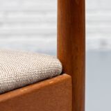 Danish dining chairs set by Johannes Nørgaard 1960s