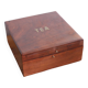 Boite à thé en bois et laiton