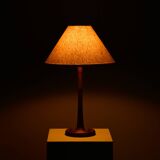 Scandinavian Art Deco Table Lamp in Teak, Denmark 1940s