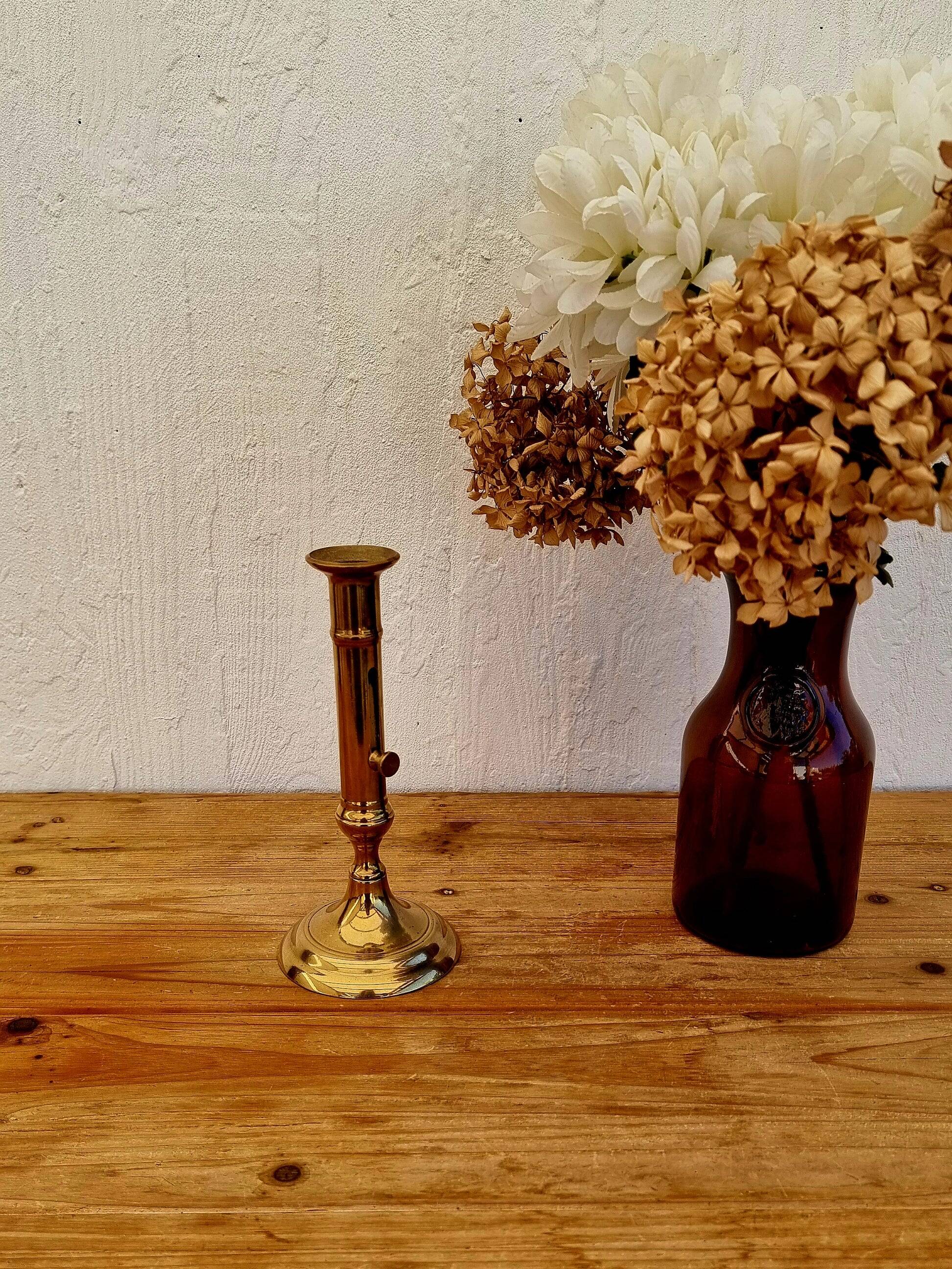 Vintage brass candlestick
