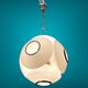 Mid-Century Italian Opaline Glass Light Pendant