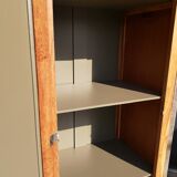 Renovated wooden cloakroom