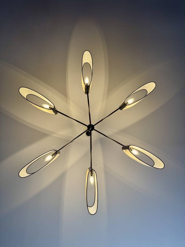 chandelier from a house in Lunel, France, 1950